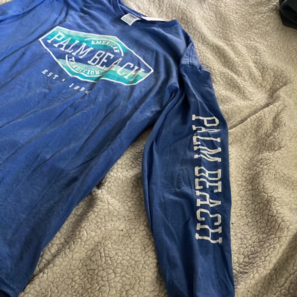 Brand New w/ tag Long Sleeve Palm Beach UNISEX  T- shirt - XL - - Picture 4 of 5